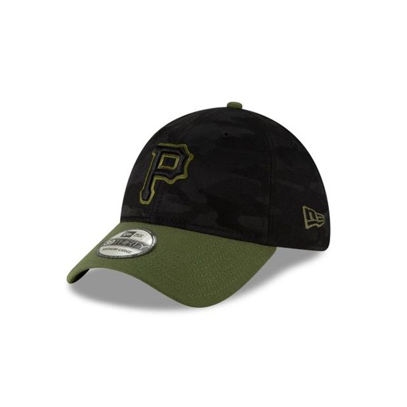 MLB Pittsburgh Pirates Alt 3 Team Classic 39Thirty Stretch Fit (XYN4357) - Black New Era Caps